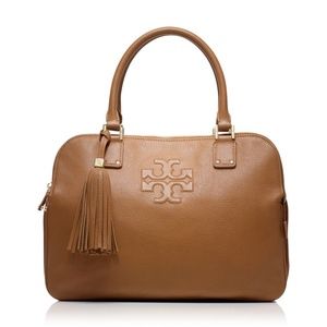 Tory Burch Thea Leather Triple Zip Satchel